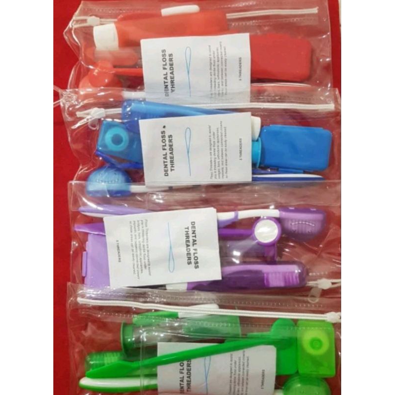 Orthodontic Kit / Ortho Kit / Sikat Gigi Ortho Kit ( packing plastik )
