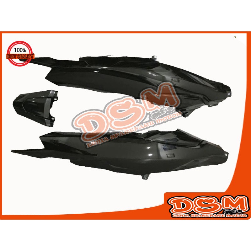 COVER BODY JUPITER Z ROBOT 2010 - 2012 HITAM / COVER BODY KANAN KIRI JUPITER Z ROBOT TAHUN 2010 - 20