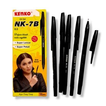 

Pulpen NK-7B Oil Gel 0.5mm - Hitam