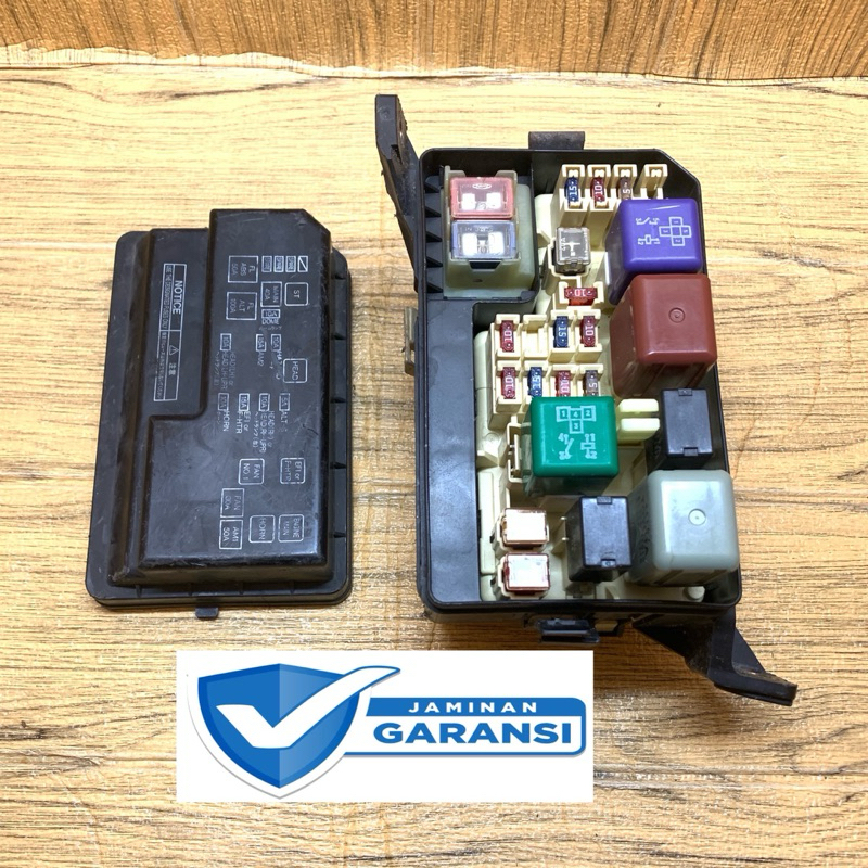 Fuse box toyota corolla all new ae112 1.8 cc kotak relay sekring