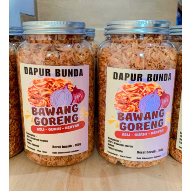 

BAWANG GORENG PREMIUM 100% ASLI TANPA TEPUNG