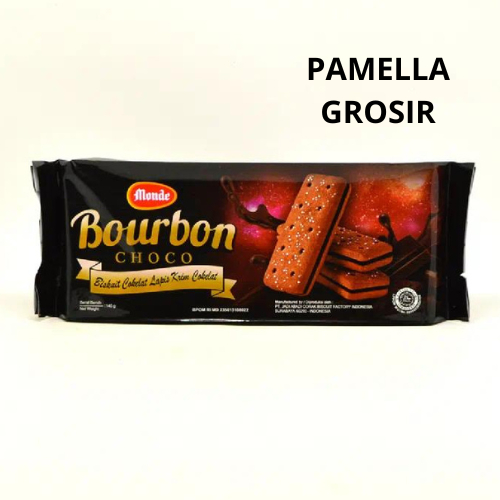 

MONDE BOURBON BLACK & CHOCO 140GR SNACK makanan ringan jajanan cemilan camilan pedas asin gurih manis murah