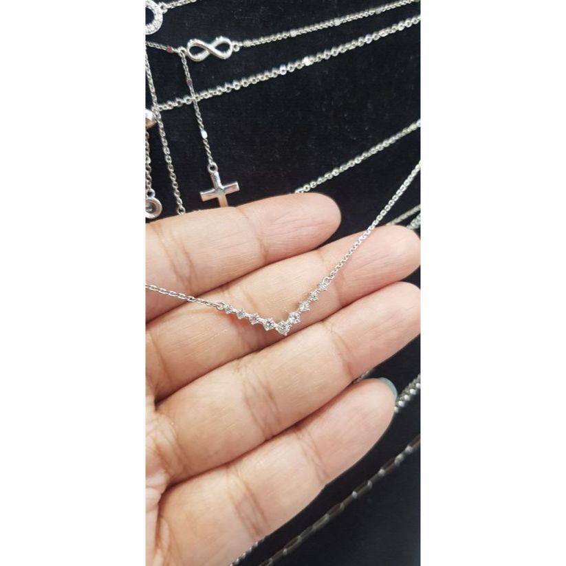 KALUNG KOYE EMAS HALA GOLD V AUREL LISTRING MODEL BERLIAN CANTIK MEWAH KILAU