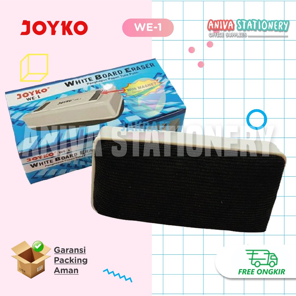 

JOYKO WE-1 WHITEBOARD ERASER MAGNETIC PENGHAPUS PAPAN TULIS MAGNET