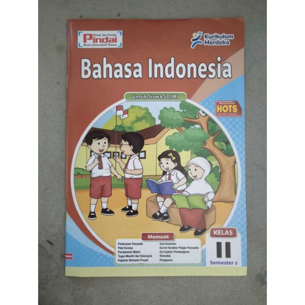 Buku LKS Pindai Kurikulum Merdeka Bahasa Indonesia untuk Kelas 2 SD/Mi Semester-2 (Cetakan Terbaru November 2023)
