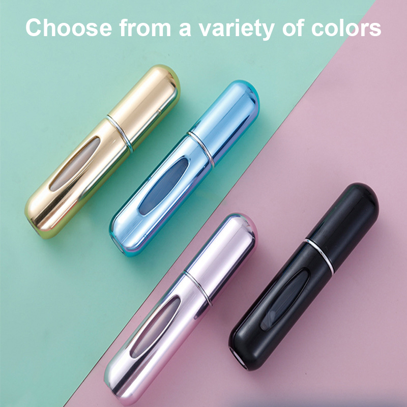 Botol Parfum Isi Ulang / Botol Parfum Travel Refillable Atomizer Spray 5ml / Botol Parfum Kosong / Botol Parfum Mini Unik
