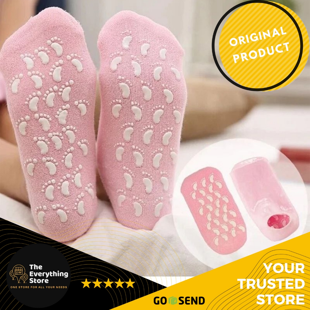 Moisturising Spa Gel Socks / Spa Gel Sock / Kaos Kaki Pelembab TES