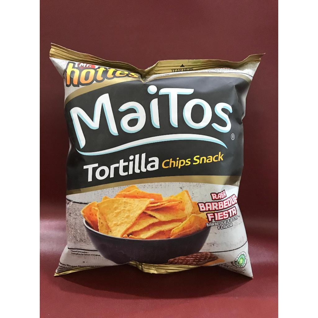 

Maitos Tortilla Chips Rasa Barbeque 55g - Keripik Tortilla Jagung Maitos Bbq