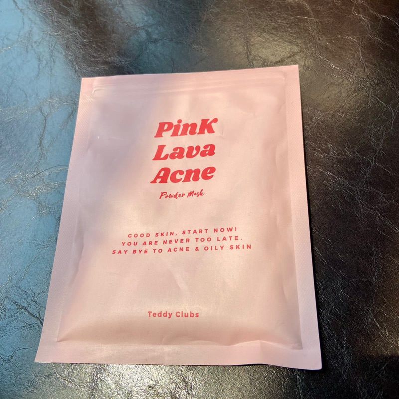 Teddy Clubs Pink Lava Acne powder mask prelove