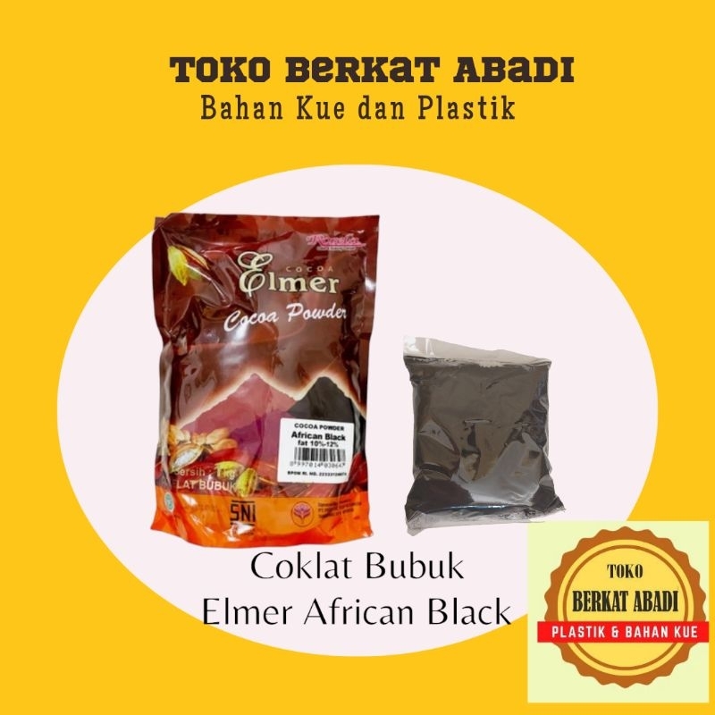 

Coklat Bubuk Elmer African Black 250gr