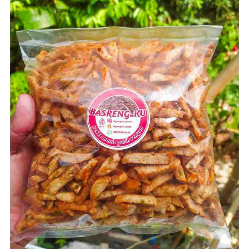 

(PROMO) Basreng stik BALADO gurih renyah daun jeruk 500gr