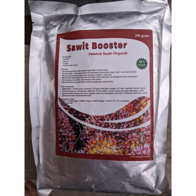 Pupuk Organik Sawit Booster | Pupuk Perangsang dan Pelebat Buah Sawit