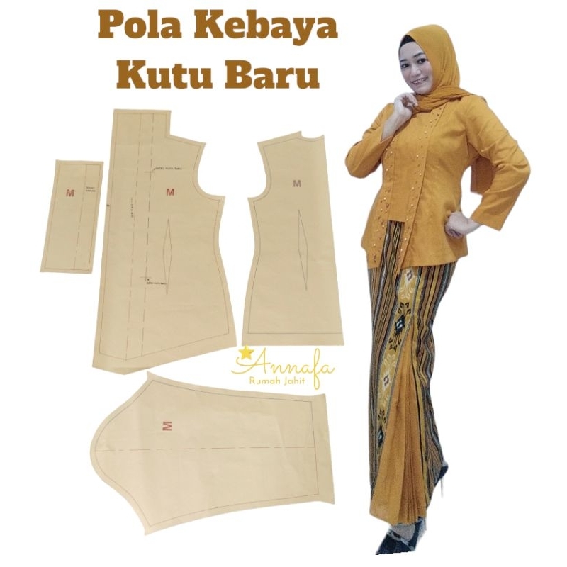 POLA KEBAYA KUTU BARU / Baju Jadoel