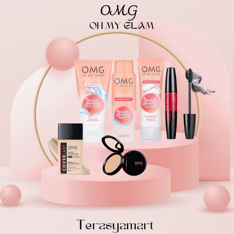 (COD)OH MY GLAM/OMG SERIES/OMG COVERLAST LIQUID/OMG SUNSCREEN/OMG MASKARA/OMG COVERLAST TWO WAY CAKE