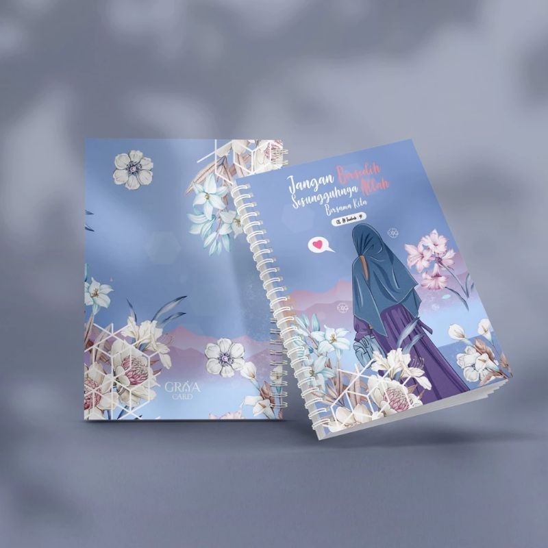 

Notebook A6 Buku Catatan Muslimah Buku Tulis Spiral