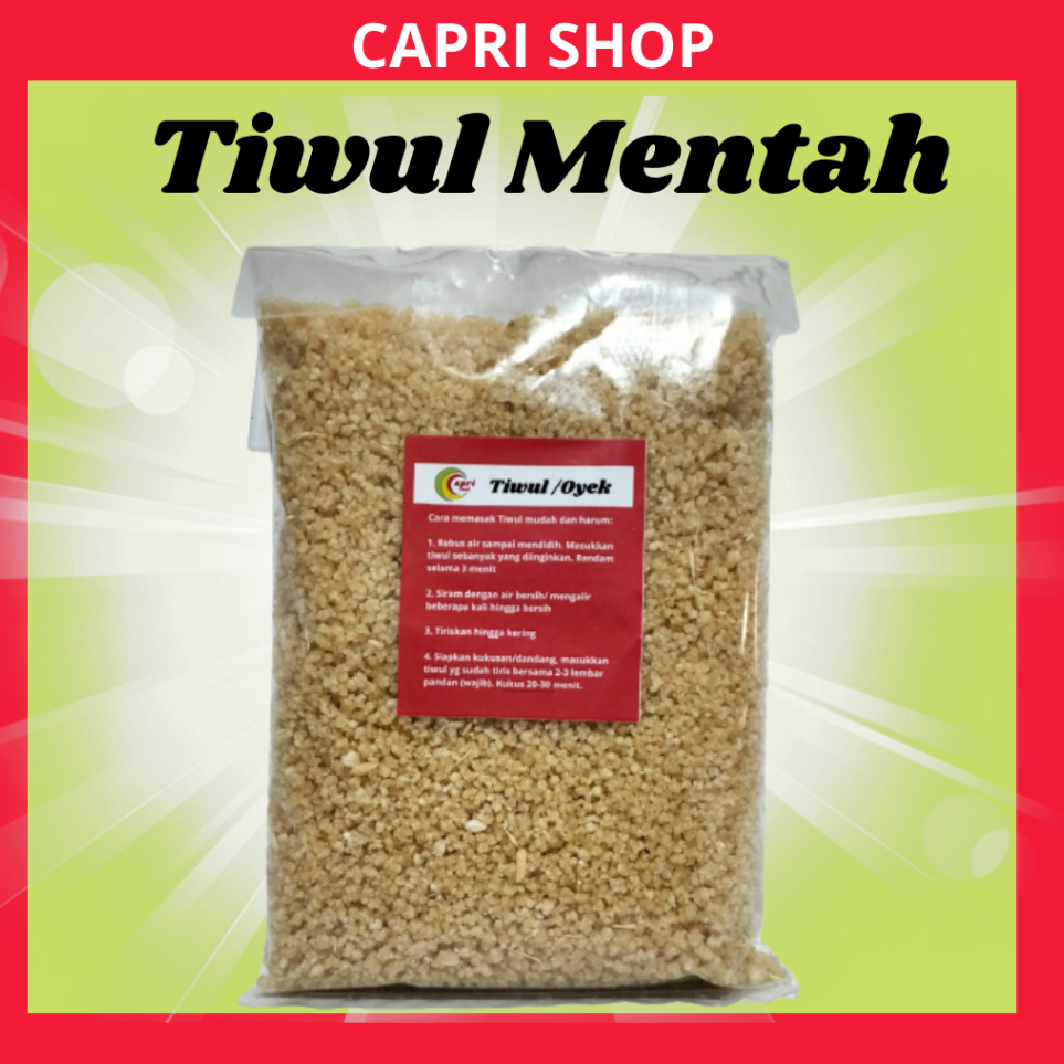 

Free Ongkir Tiwul Mentah Asli Kebumen500 gram