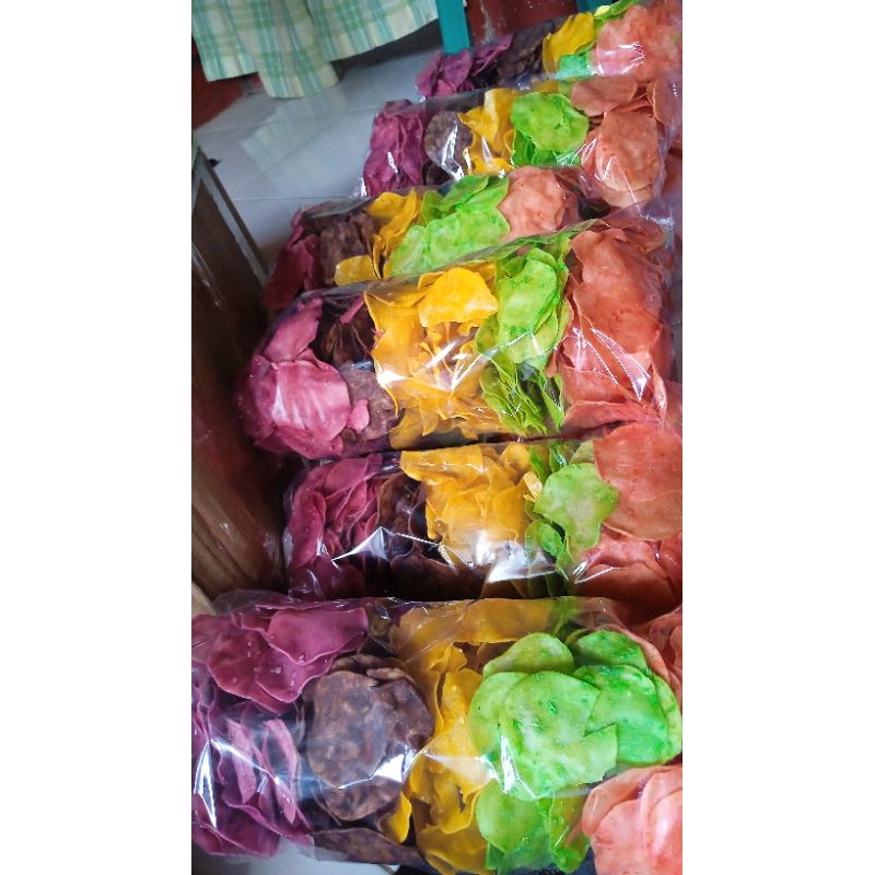 

opak singkong aneka rasa buah (rainbow) 1kg 2bungkus