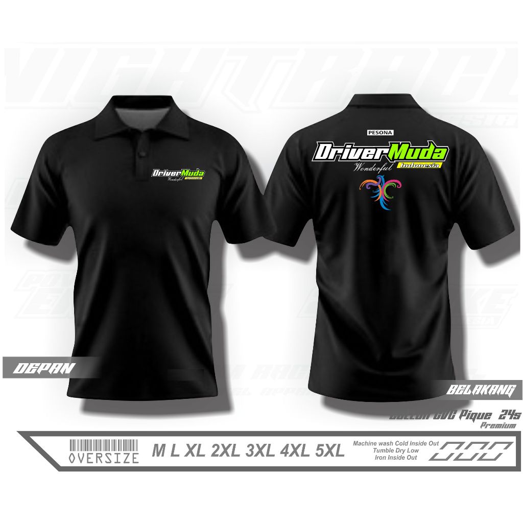 KAOS POLO " DRIVER MUDA " KAOS KERAH "DRIVER MUDA " DRIVER MUDA / KAOS POLO POWER ENGINE / PREMIUM D