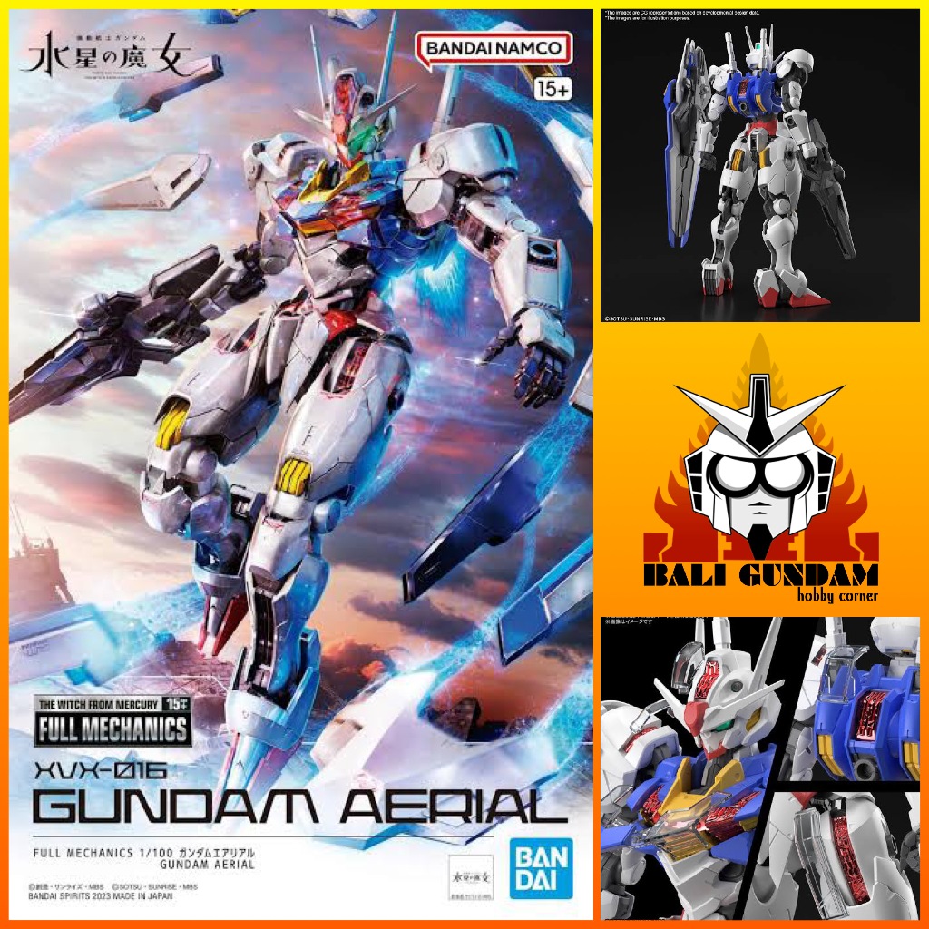 FULL MECHANICS FM 1/100 XVX-016 GUNDAM AERIAL Bali Gundam Hobby Corner Bandai Original