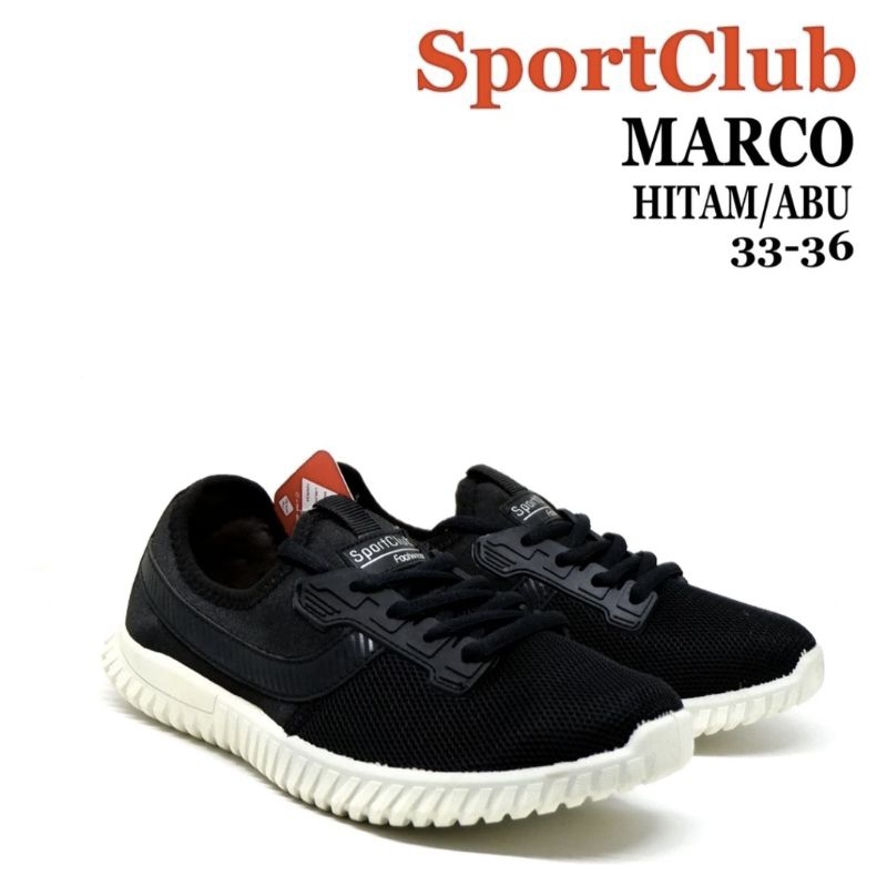 SEPATU SEKOLAH SPORTCLUB ASTON SEPATU ANAK LAKI-LAKI PEREMPUAN SEPATU SLOP SEPATU KRETEKAN