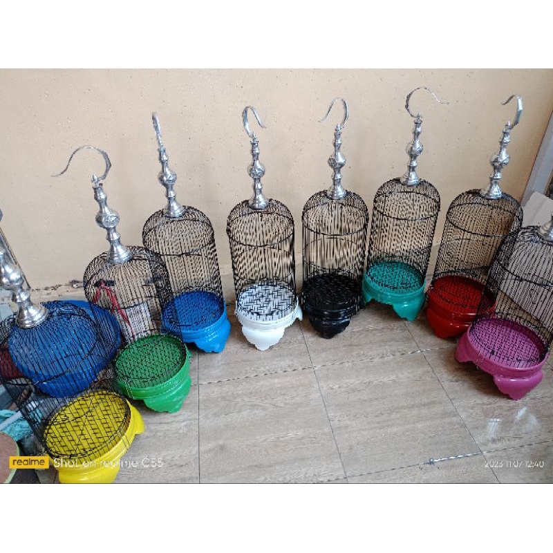 sangkar besi pleci helopet tebok pvc