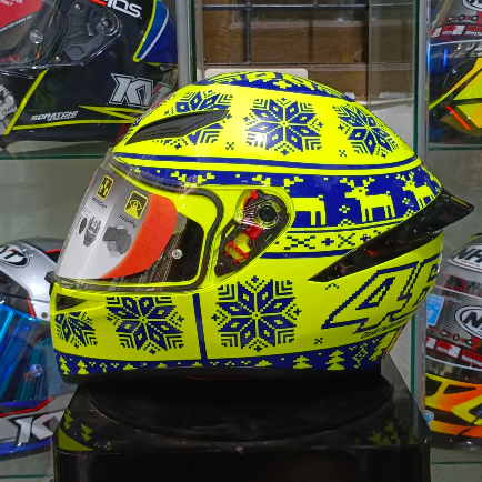 HELM AGV K1 WINTER TEST 2015 HELM FULL FACE AGV
