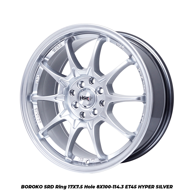 velg avanza gagah ori hsr BOROKO SRD HSR R17X75 H8X100-114,3 ET45 HS