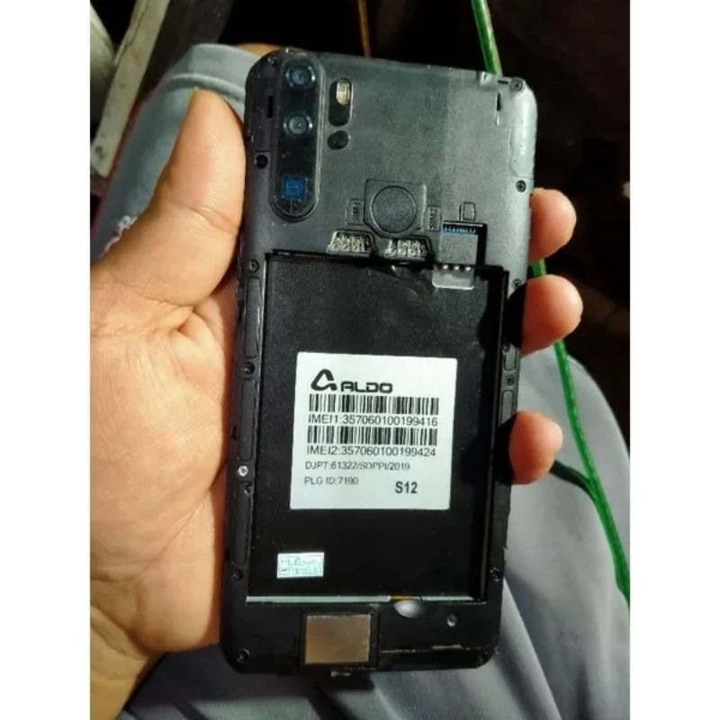 MESIN Hp Aldo S12 Minus LCD MESIN JAMIN normal
