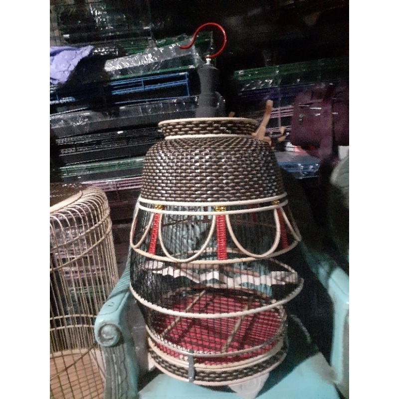 sangkar perkutut rajut