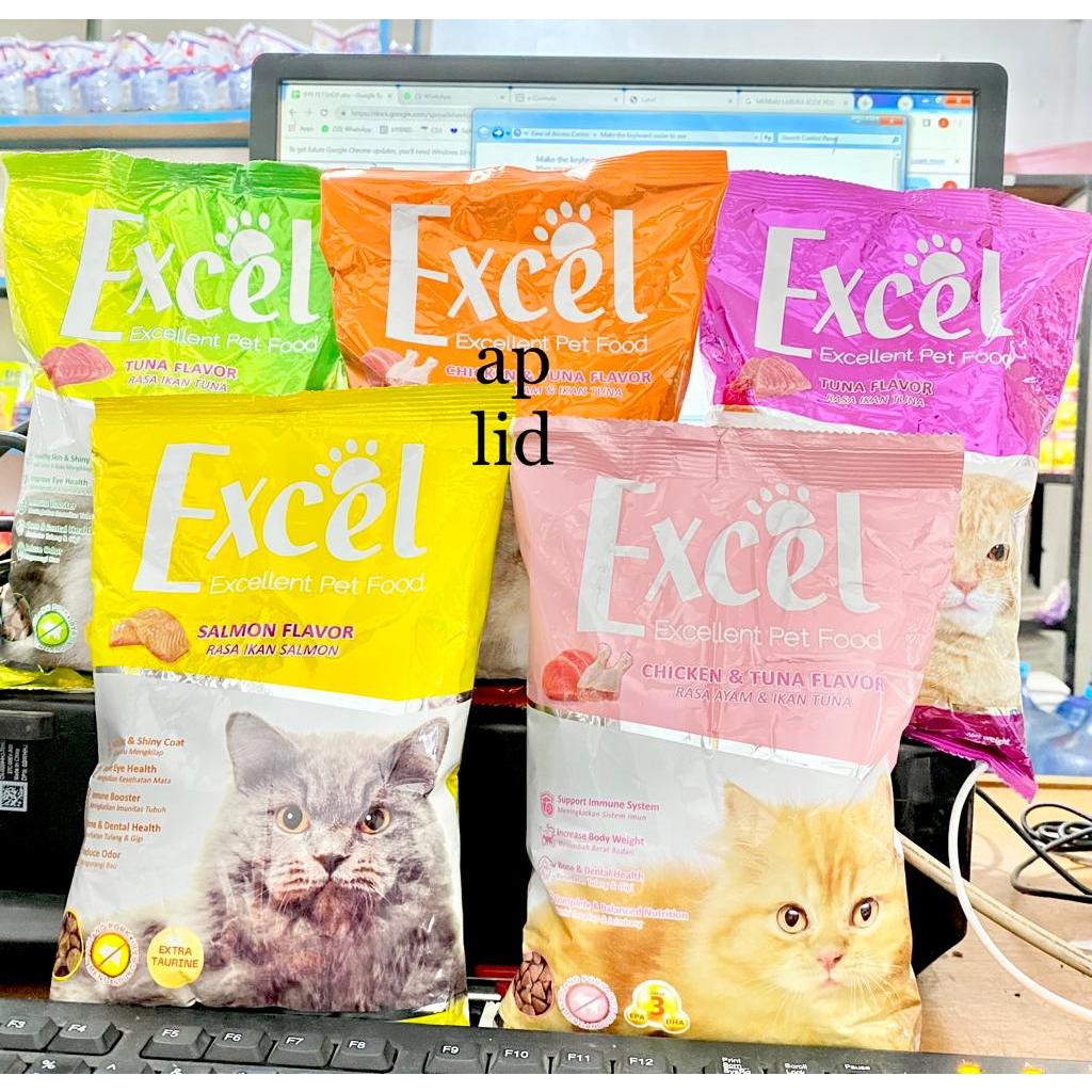 EXCEL Makanan Kucing Excel Kitten Excel Adult Excel Murah