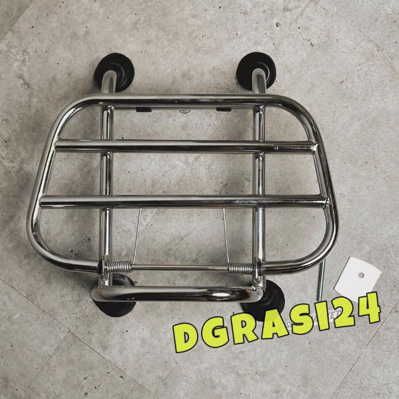 Front rack vespa new sprint primavera/rack depan vespa modern sprint primavera series