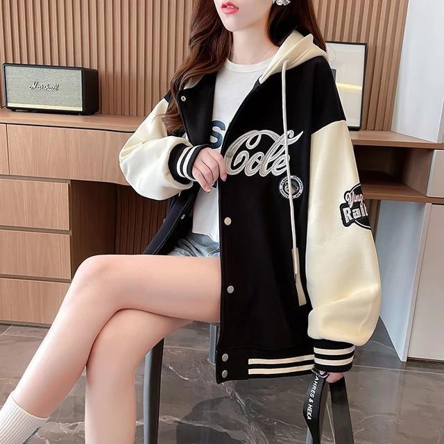 BEST DEALS Jaket Hoodie Zipper Oversize - Cole Cole BBaseball - Varsity Jacket Uniseks - Korean