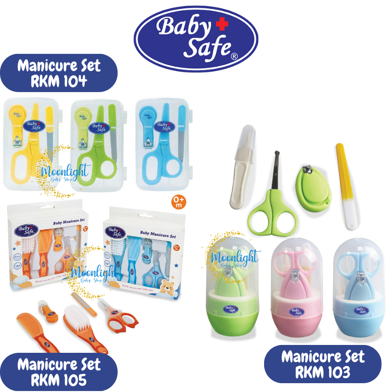 BABY SAFE Baby Care Nail Kit Set Alat Perawatan Gunting kuku Bayi Manicure Set/ Menicure Kuru Baby