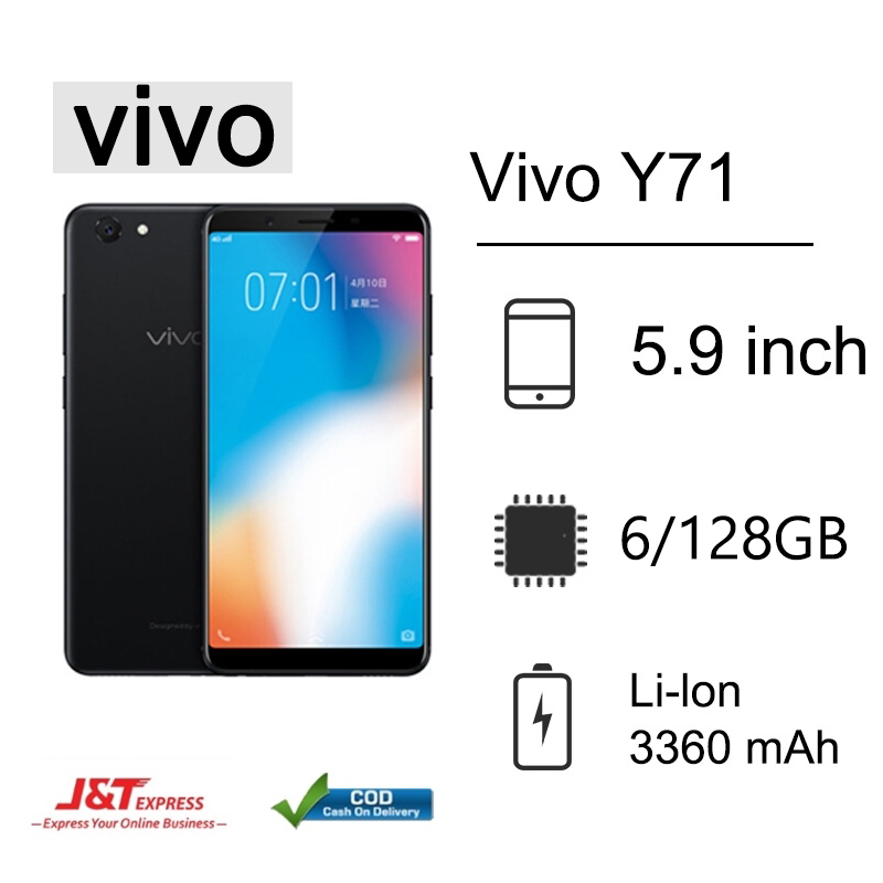 Baruツhp murah Vivo y71 ram  6/128gb 5.9 inch smartphone Garansi Supplier