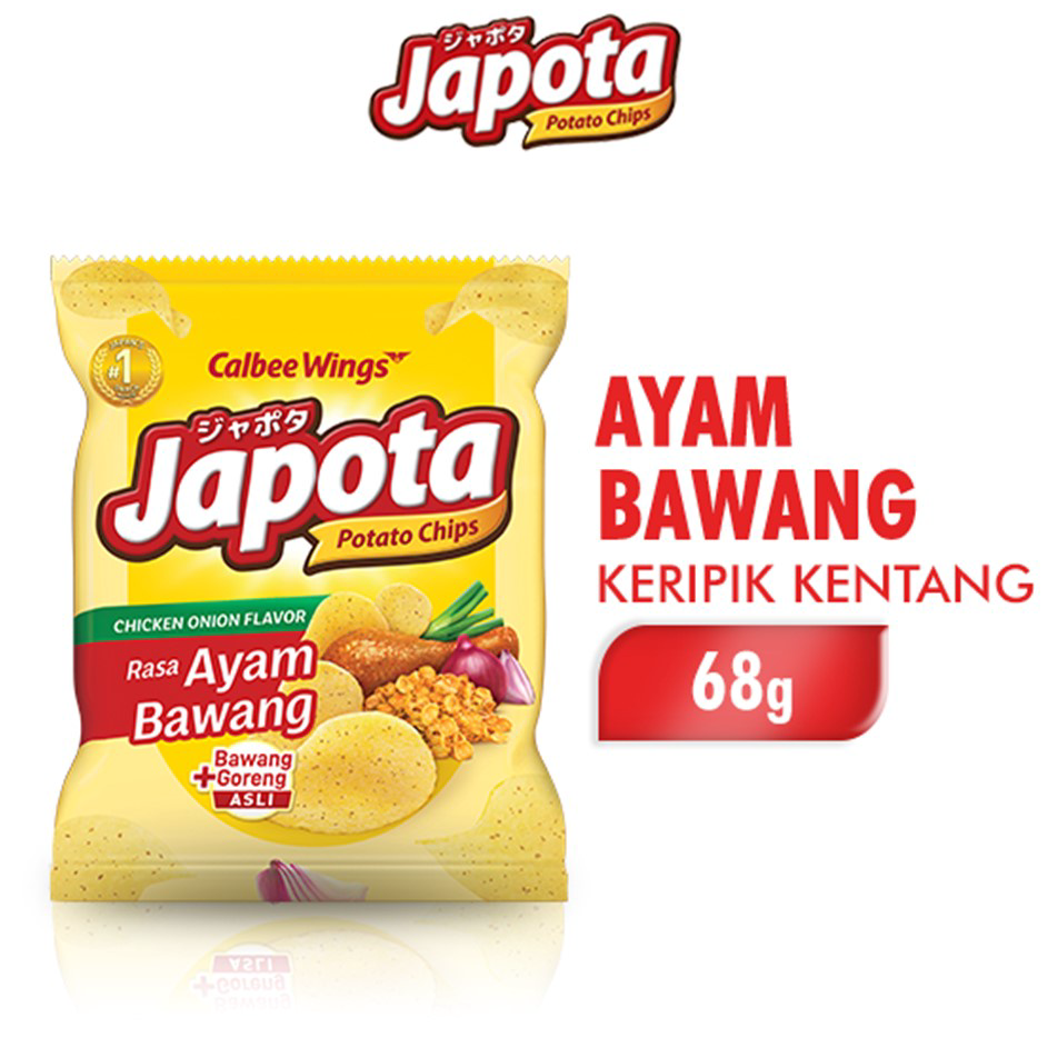 

TERMURAH Japota Keripik Kentang Ayam Bawang 68 gr