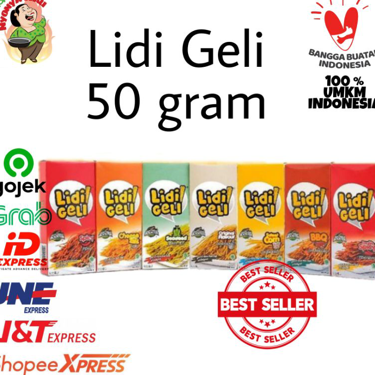 

❤[PROMO MURAH!!!]❤ Lidi Geli 50gr / Mie Lidi Snack Kekinian / Mie Lidi Terlaris (PROMO)