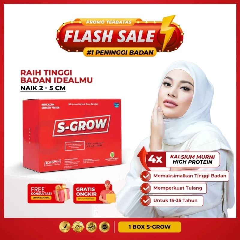 S-grow Obat Peninggi badan SUSU original