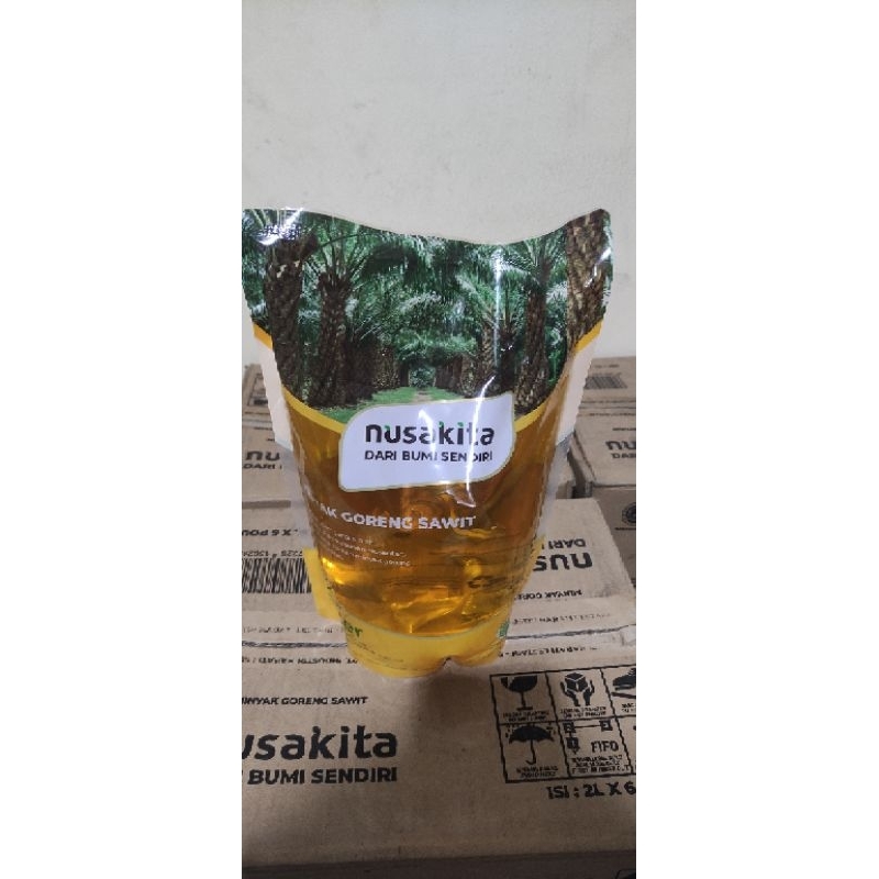 Minyak goreng Nusa kita 2 liter