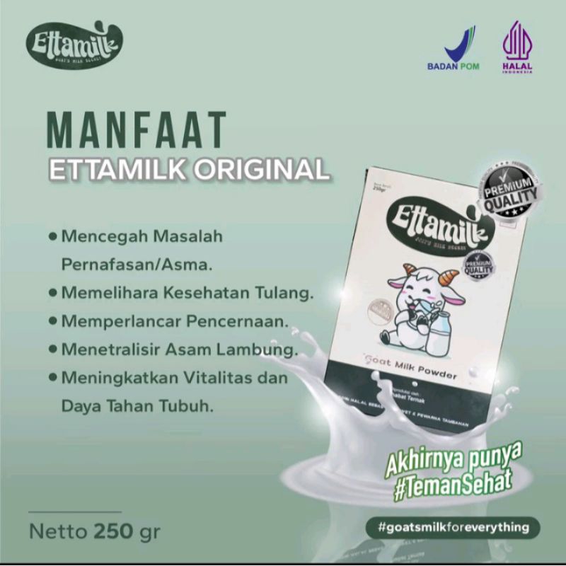 

Ettamilk special offer susu kambing etawa bubuk khusus pembersih paru paru