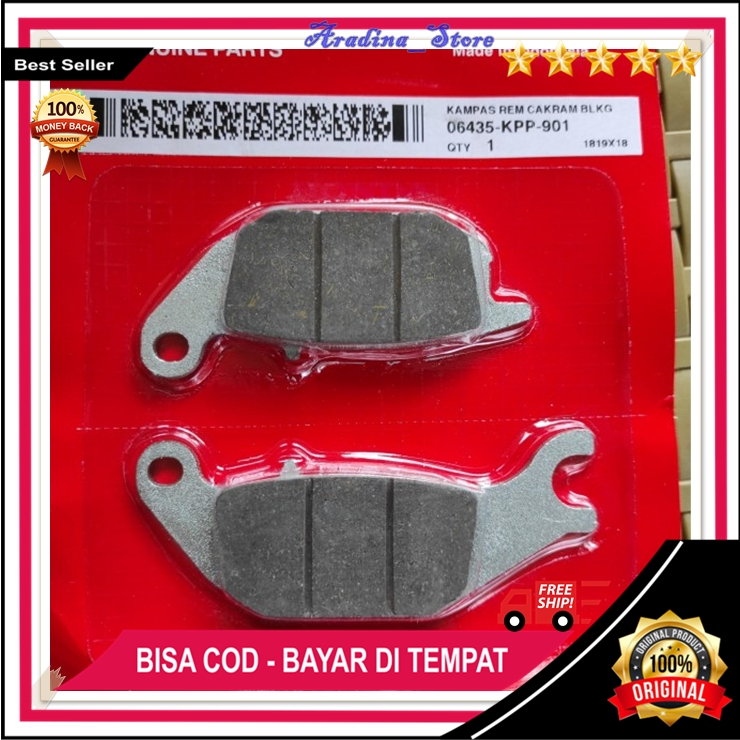 Kampas Rem Supra 125 Kampas Rem Belakang Supra 125 Original Kampas Rem Belakang Honda Supra 125 KPP