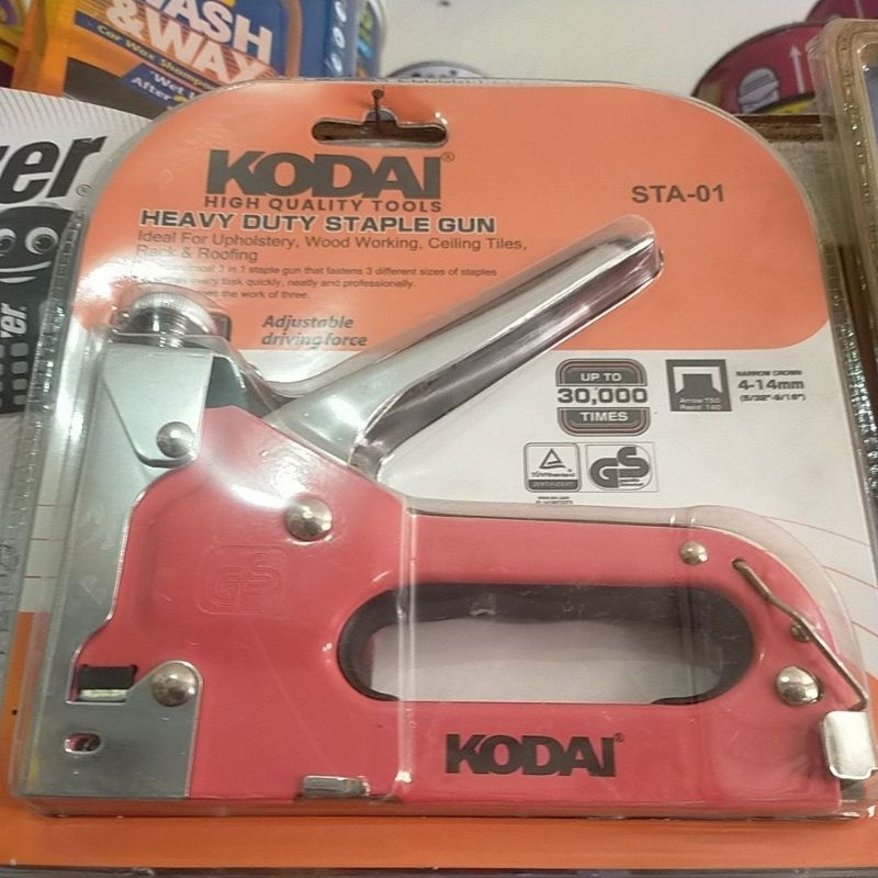 Kodai heavy duty Staples gun. Staples tembak. Staples bekeled. Staples kayu