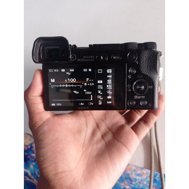 Sony A6000 like new Mulus Siap Pakai Body Only Wifi