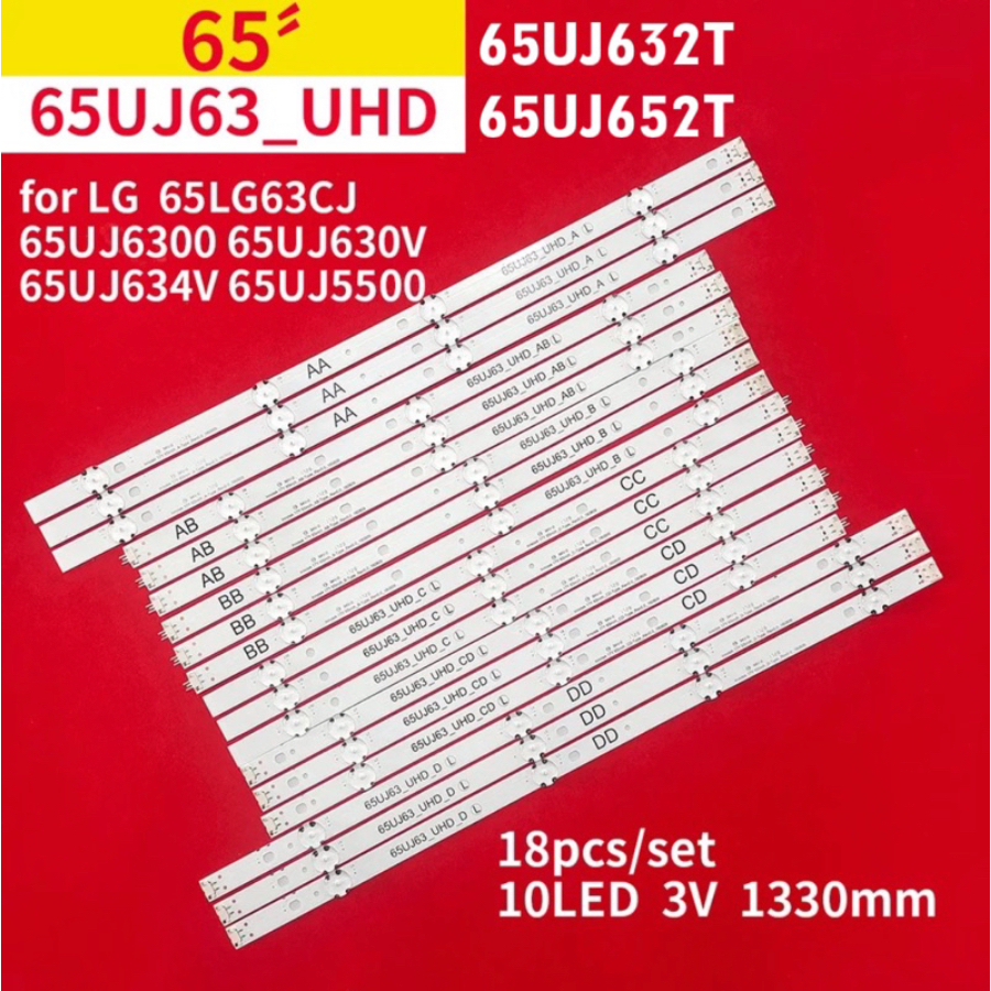 BACKLIGHT TV LED LG 65 INCH 65UJ632 65UJ652 65UJ632T 65UJ652T LAMPU BL TV LG 65IN 65UJ