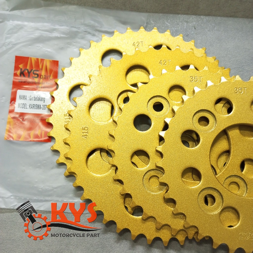 GEAR GIR BELAKANG GOLD HONDA KARISMA SUPRA FIT NEW SUPRA X125 BLADE REVO ABSOLUTE FIT MODEL SSS 415 