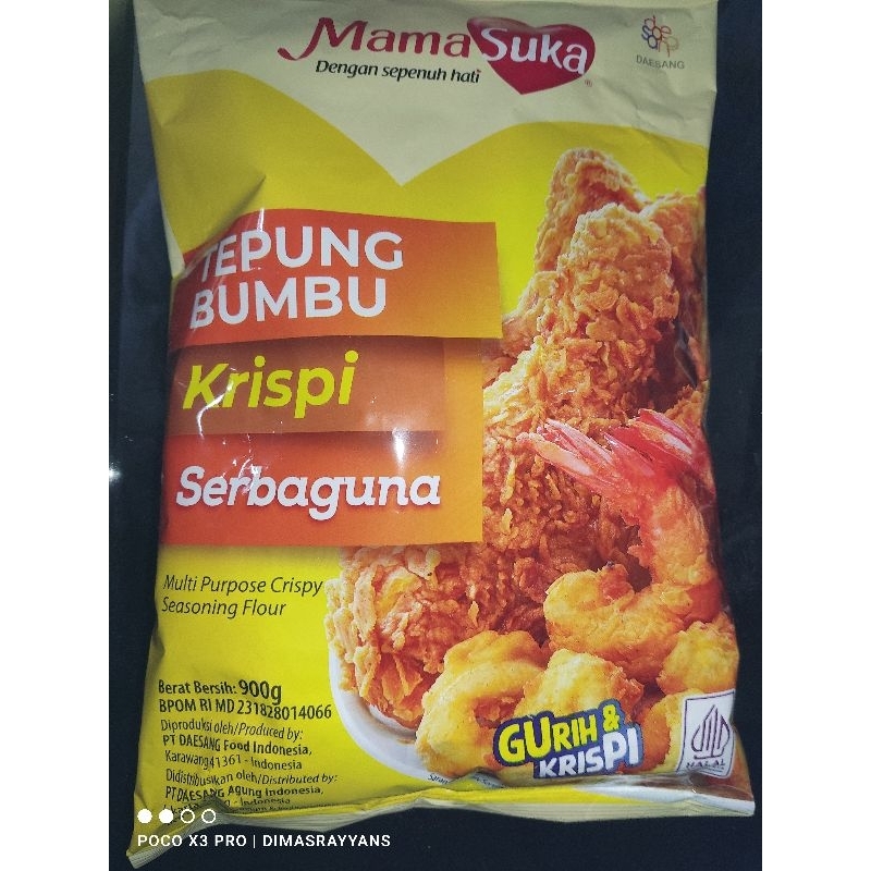 

TEPUNG BUMBU KRISPI SERBAGUNA MAMA SUKA 900gr