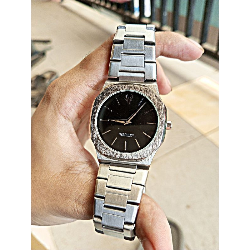 Jam tangan pria Roodolph Gallant Metal grey