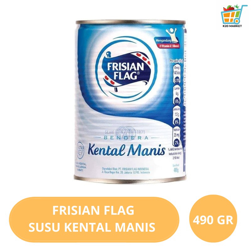 

Frisian Flag Susu Kental Manis 490 Gram