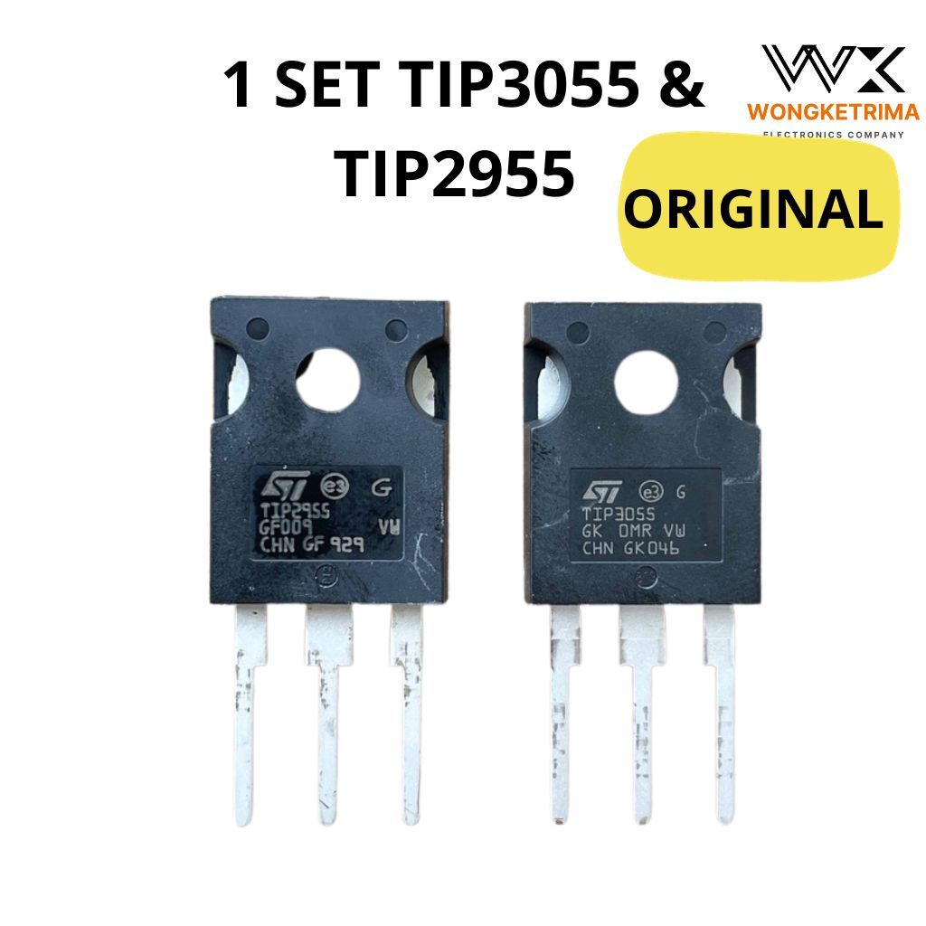 Transistor TIP3055 TIP2955 TIP 3055 TIP 2955 Original 1set