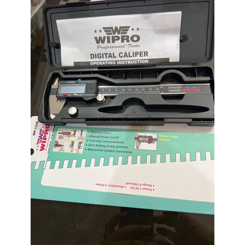 SIGMAT DIGITAL 6” (150mm) WIPRO / SEGMAT / JANGKA SORONG / DIGITAL CALIPER