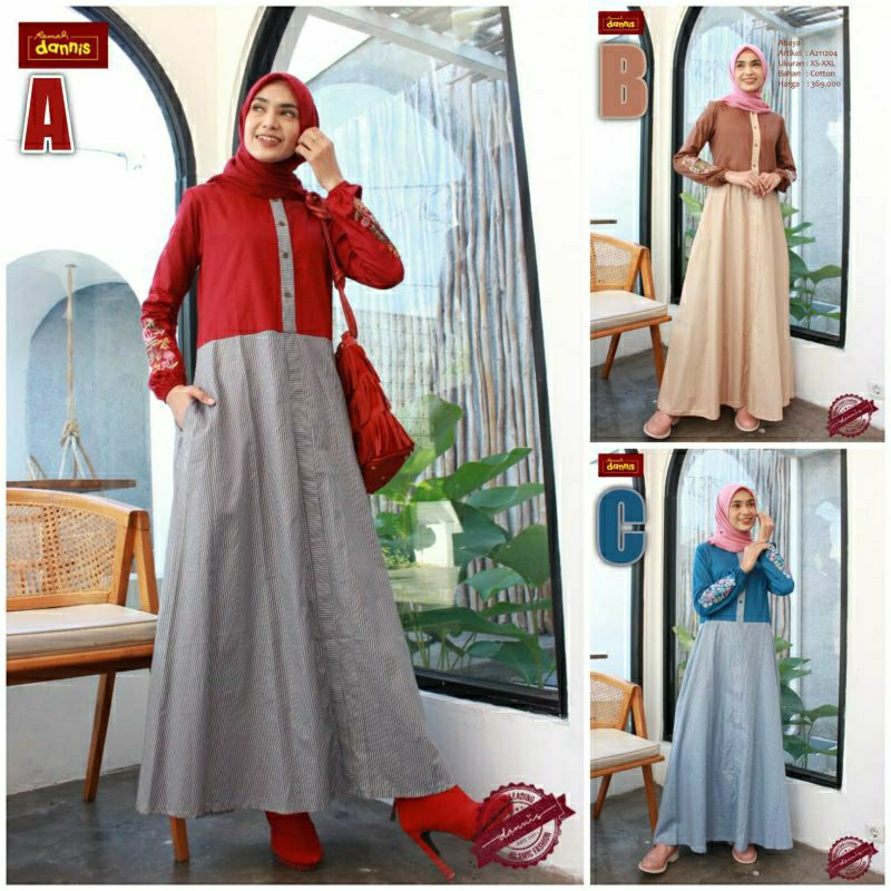 ABAYA / GAMIS DEWASA DANNIS A 211204